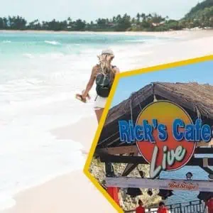 Negril Beach and Ricks Café